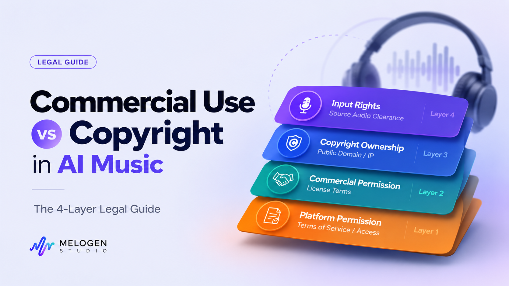 Commercial Use vs Copyright in AI Music: Legal Guide